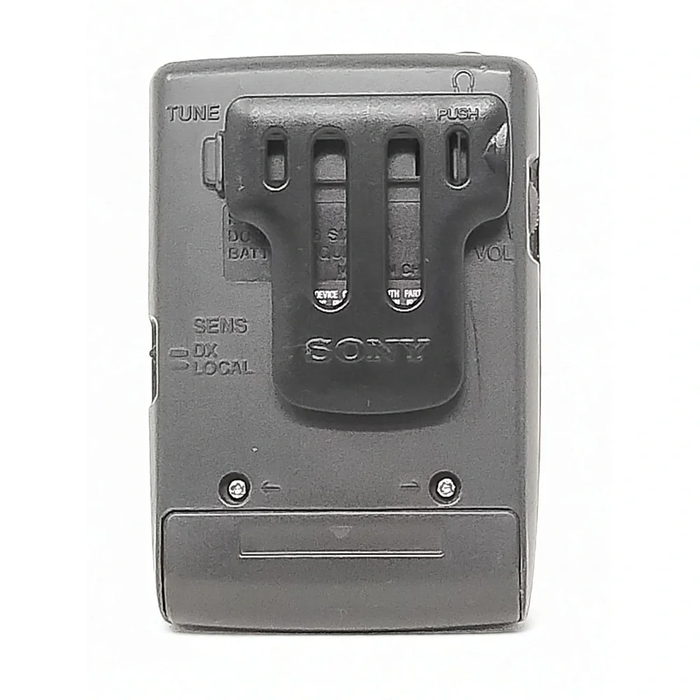 Sony Walkman SRF-46 FM Radio Pocket Receiver Analog Tuner Belt Clip Minimalist